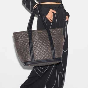 MZ Wallace Large Empire Tote Magnet/Black